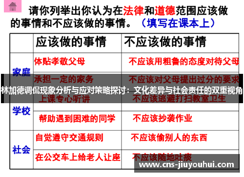 林加德调侃现象分析与应对策略探讨:文化差异与社会责任的双重视角 林加德调侃现象分析与应对策略探讨:文化差异与社会责任的双重视角