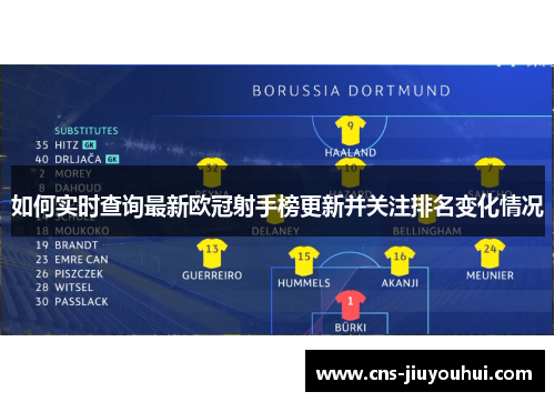 如何实时查询最新欧冠射手榜更新并关注排名变化情况